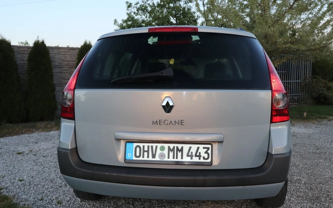 Renault Megane cena 3444 przebieg: 147650, rok produkcji 2005 z Poznań małe 154